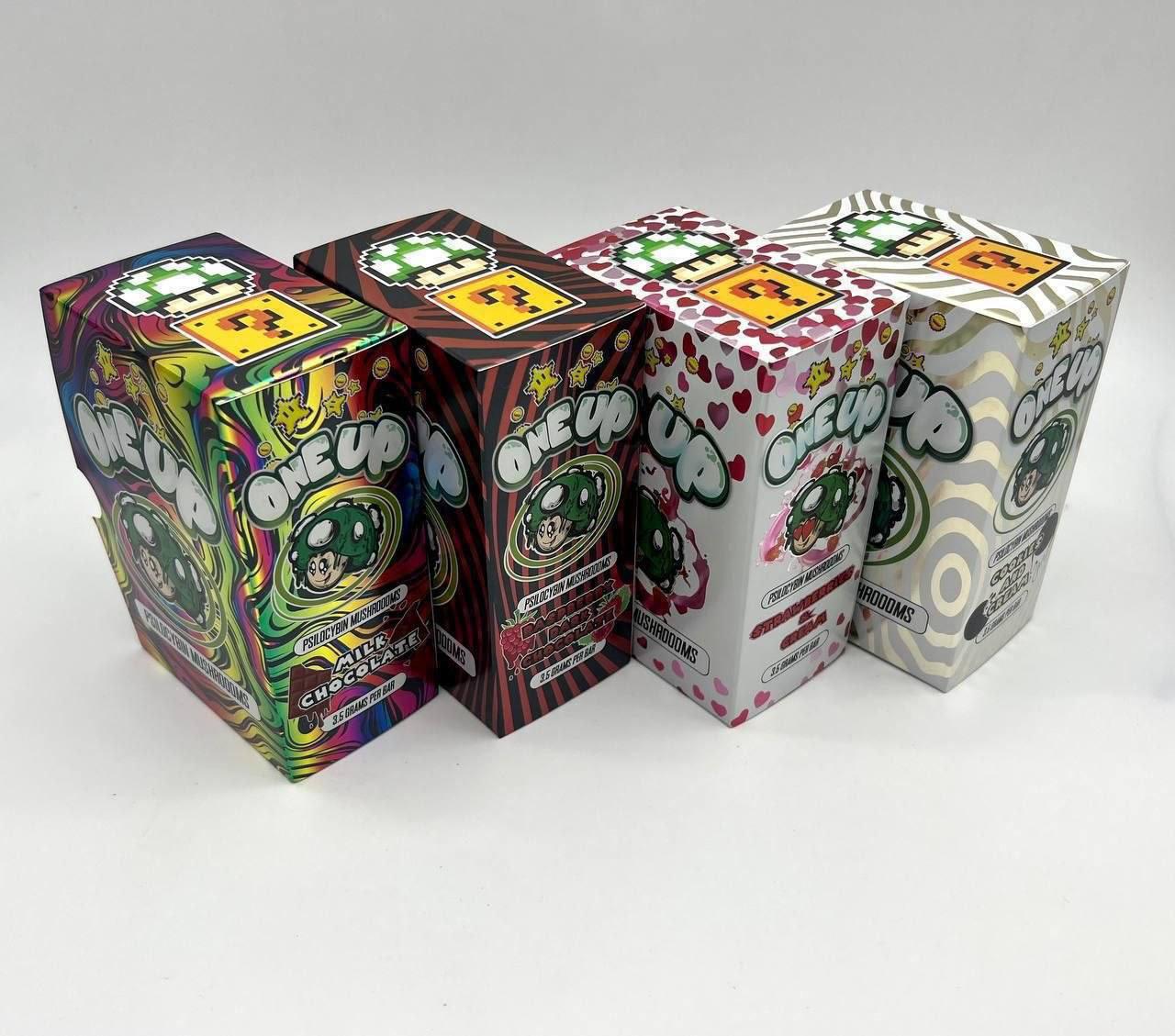 One Up Chocolate Bar Packaging
